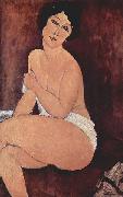 Amedeo Modigliani, Sitzender Akt auf einem Sofa